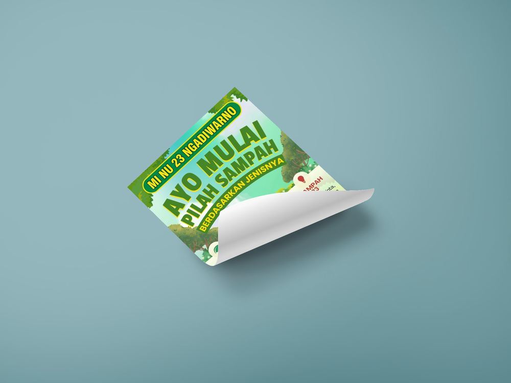 Stiker cetakan Arza Grafika
